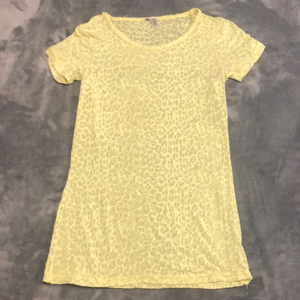 Sheer Animal Print Top - Picture 1 of 4